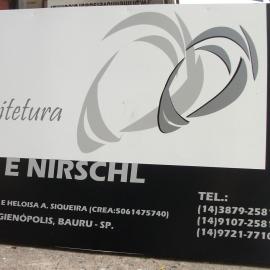 Placa Siqueira e Nirschl